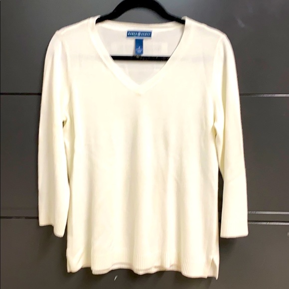 Karen scott super soft vneck sweater small - Picture 1 of 4